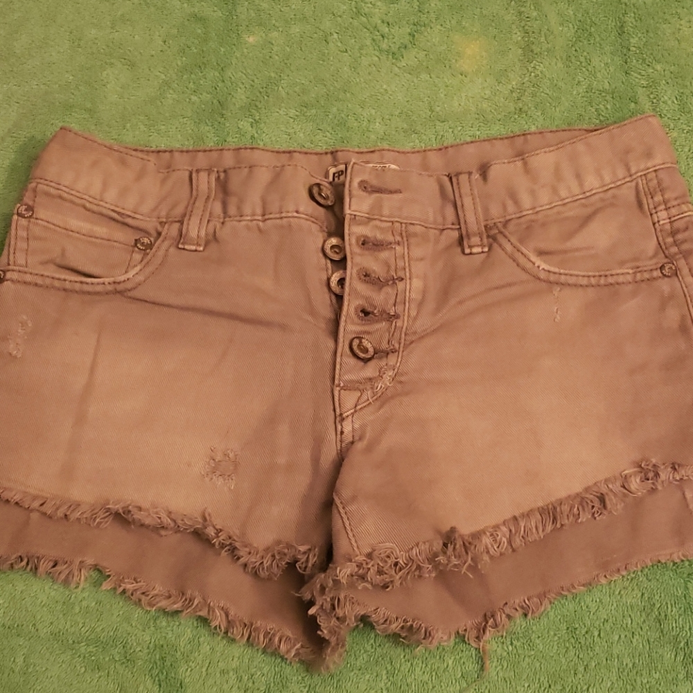 FREE People Jean shorts